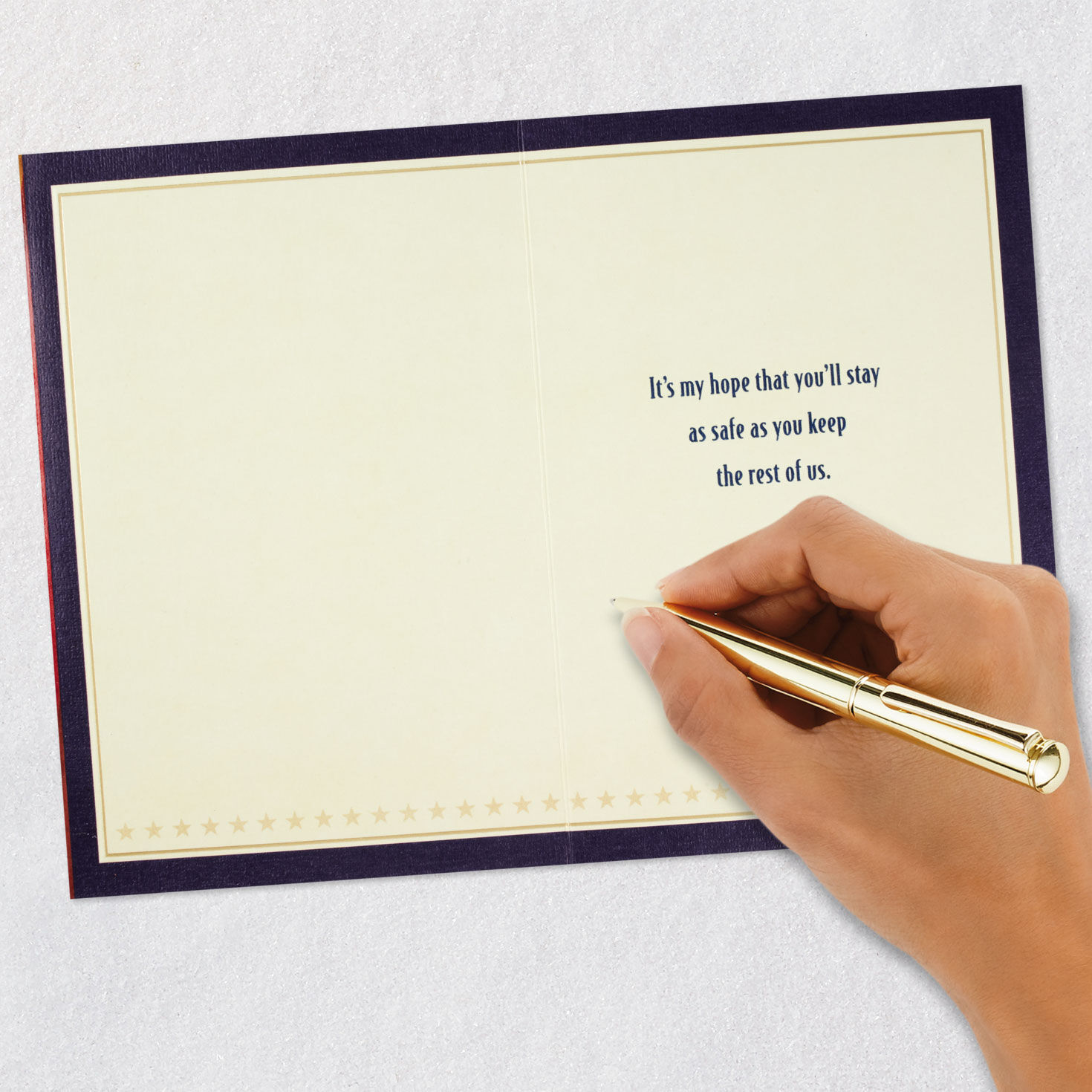 American Flag Military Appreciation Card Signing card image number 6