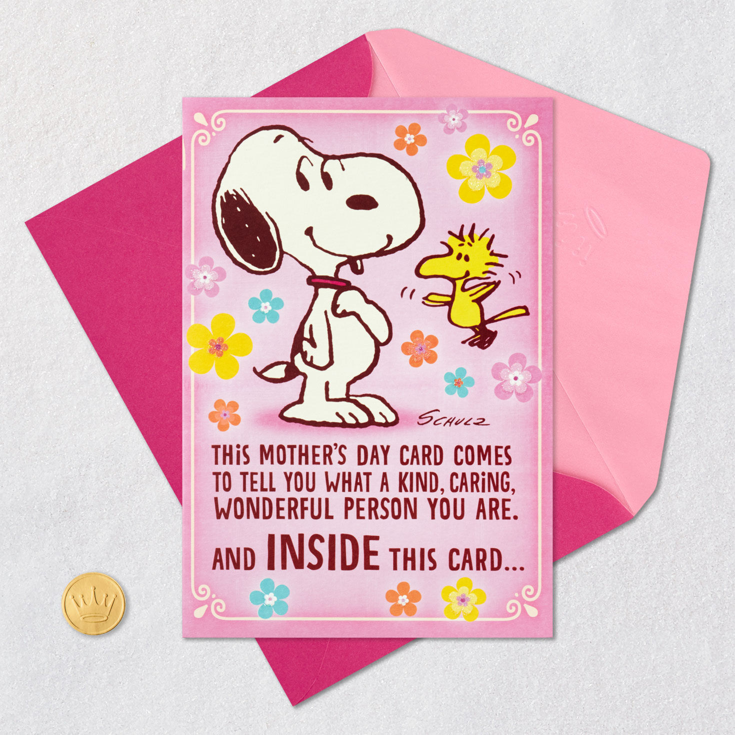 Peanuts&reg; Tiny, Heartfelt Hug Mother's Day Card with Mini Cards, , large image number 8