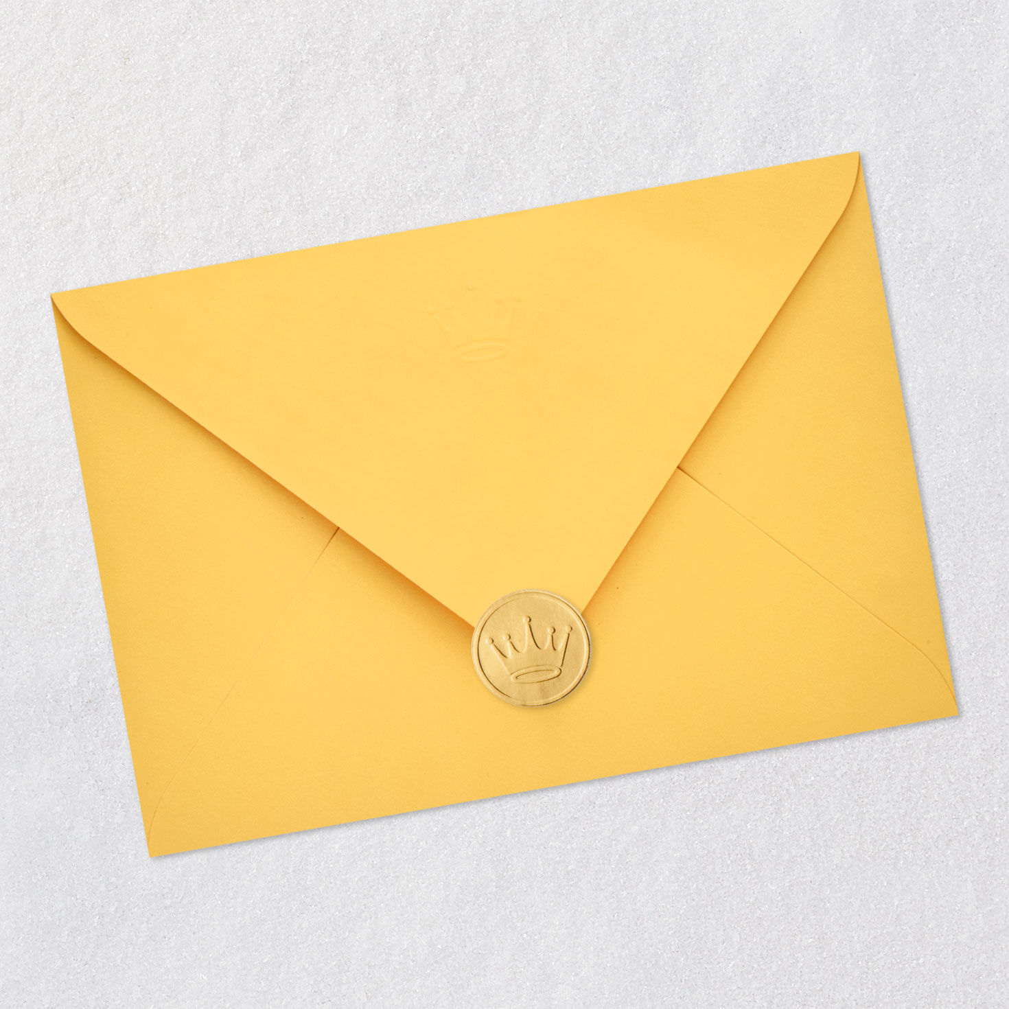 Flowers and Bee All-Occasion Blank Card Envelope Back with Seal image number 6