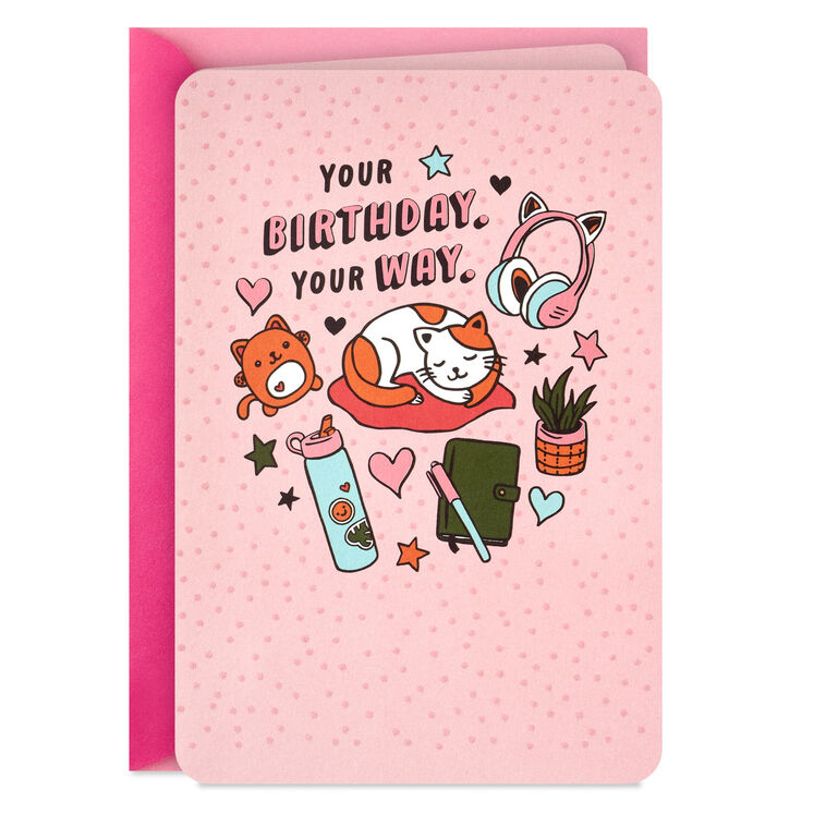 Everything Comfy, Cozy and Good Birthday Card