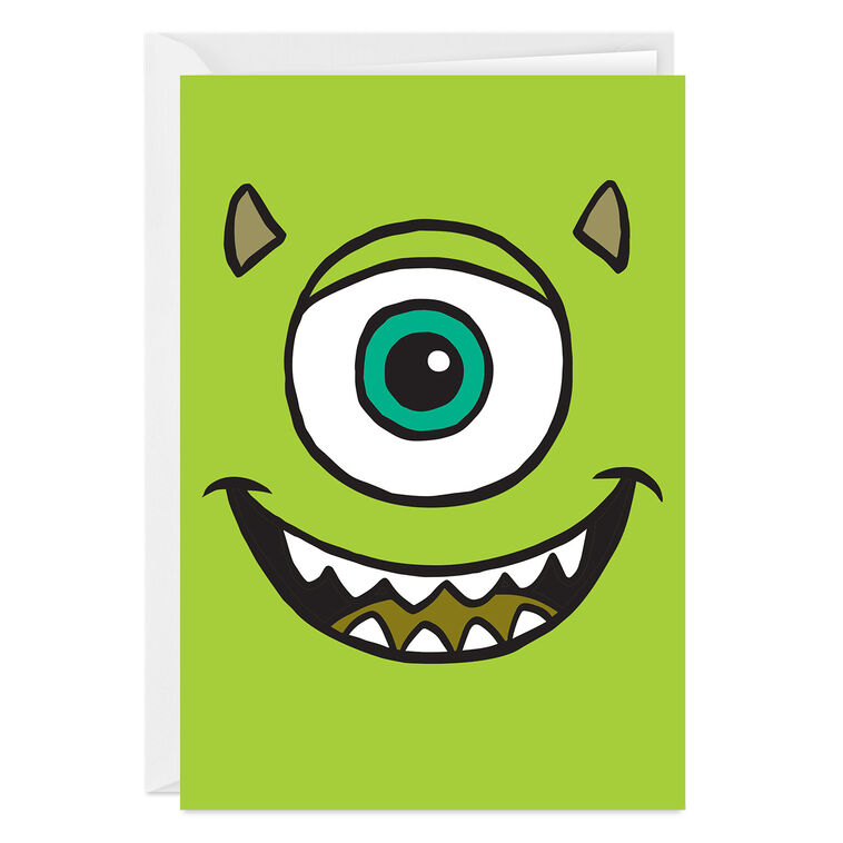 Disney/Pixar Monsters, Inc. Mike Wazowski Face Custom Card
