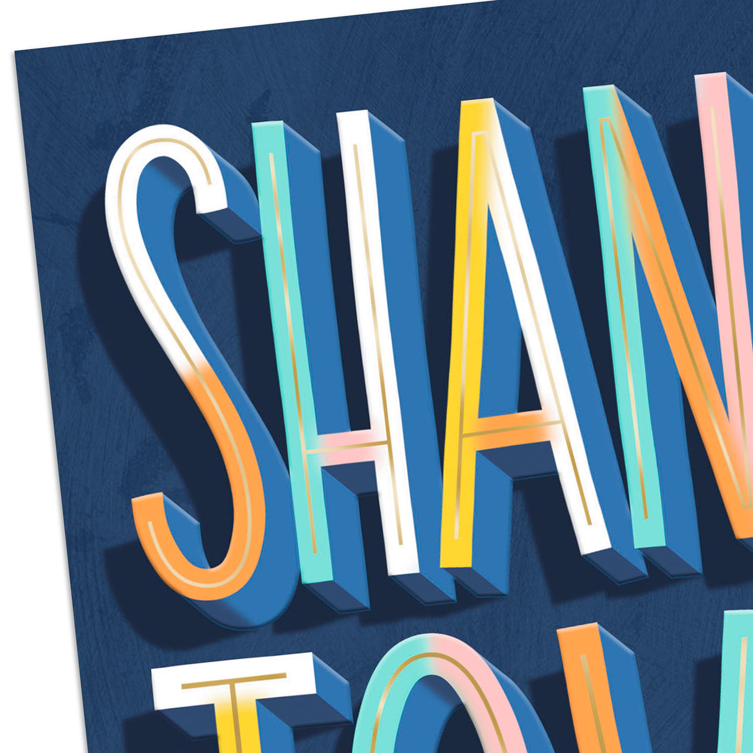 Shana Tova Colorful Lettering Rosh Hashanah Card for only USD 3.99 | Hallmark