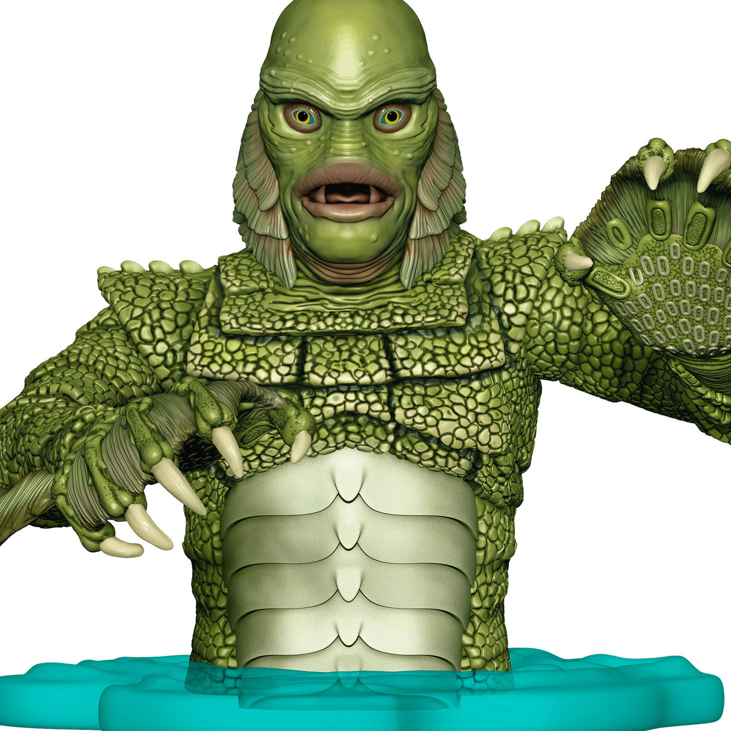 Creature From Black Lagoon Keepsake Ornament closeup view image number 5