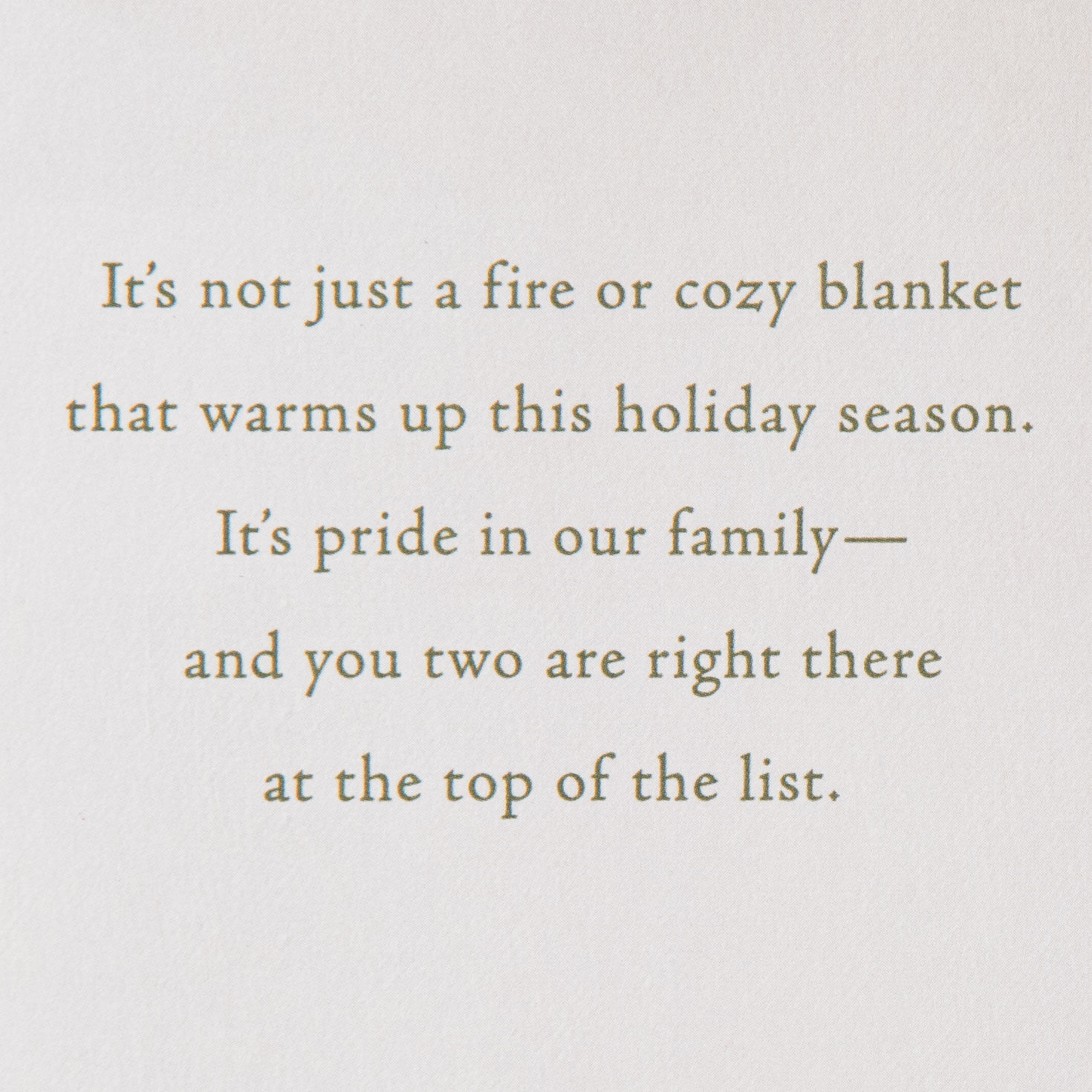 So Grateful for You Christmas Card for Grandson and Wife, , large image number 2