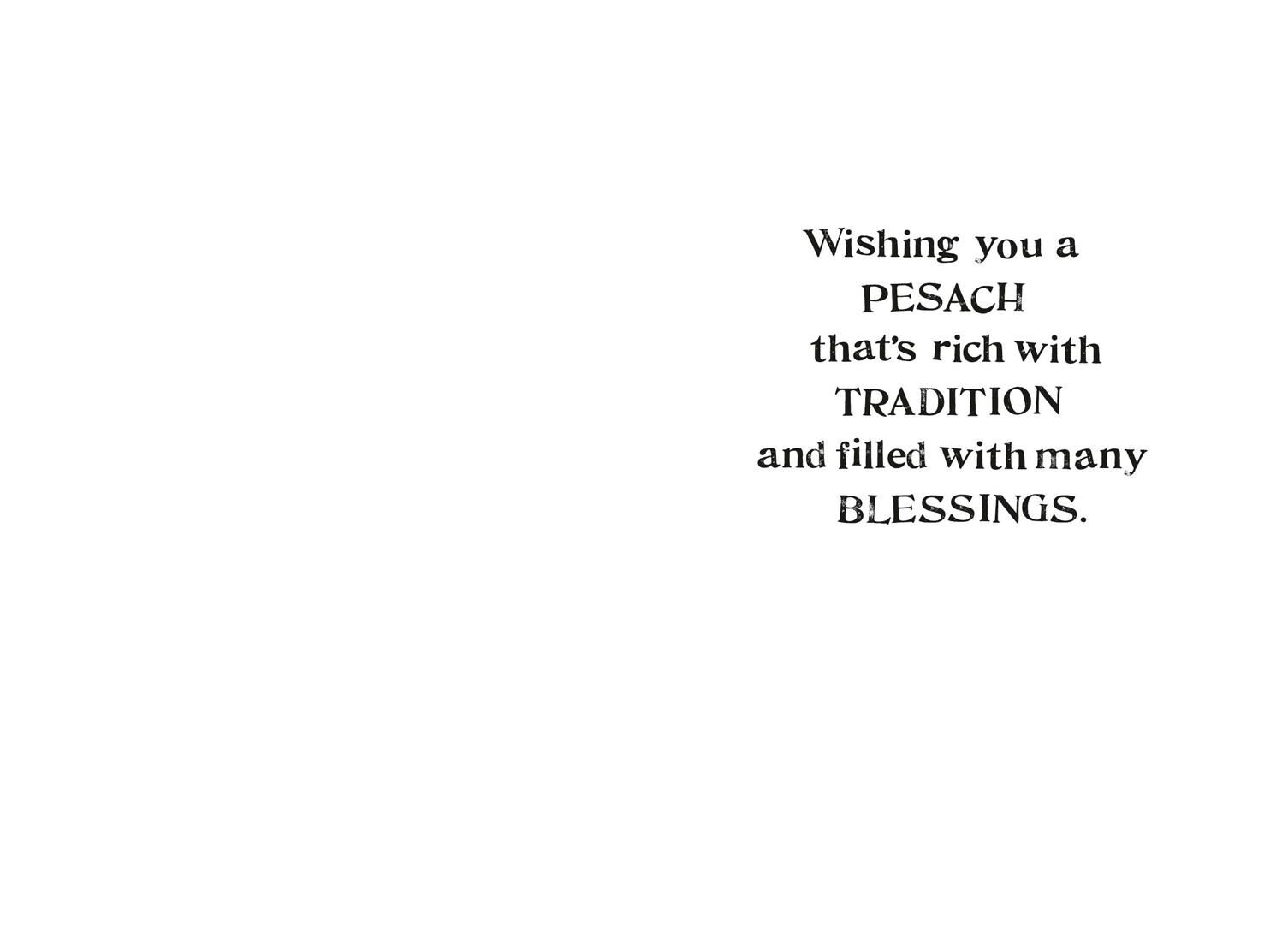 Seder Food Passover Cards, Pack of 6