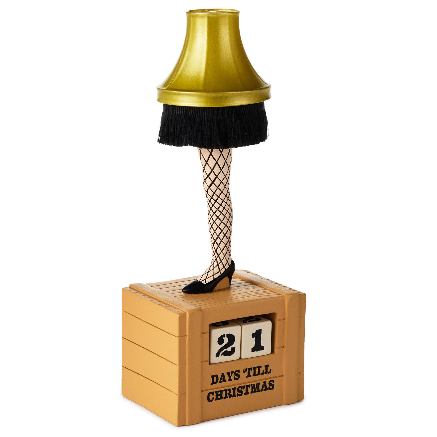A Christmas Story™ Leg Lamp Christmas Countdown Calendar Figurine With Light