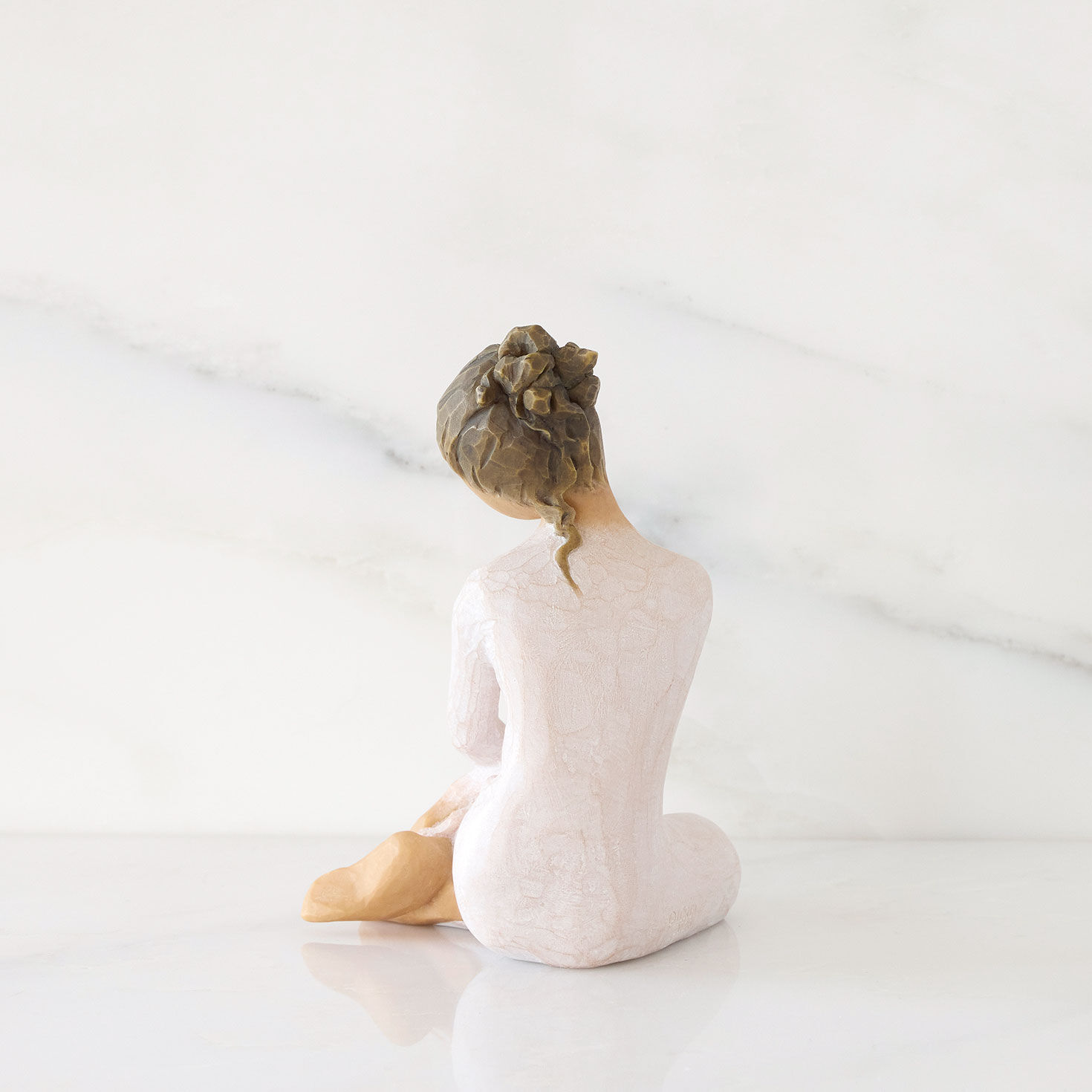 Willow Tree Serenity Girl Figurine back image number 2