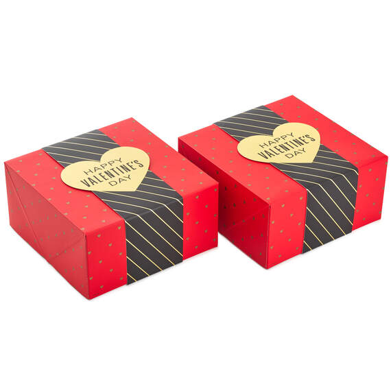 8" Square Happy Valentine's Day 2-Pack Gift Boxes, , large image number 4