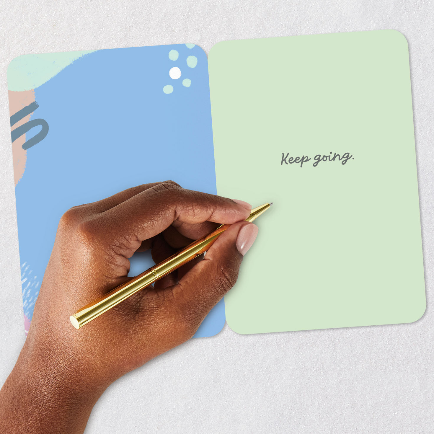 Abstract Pattern Encouragement Card Signing card image number 6