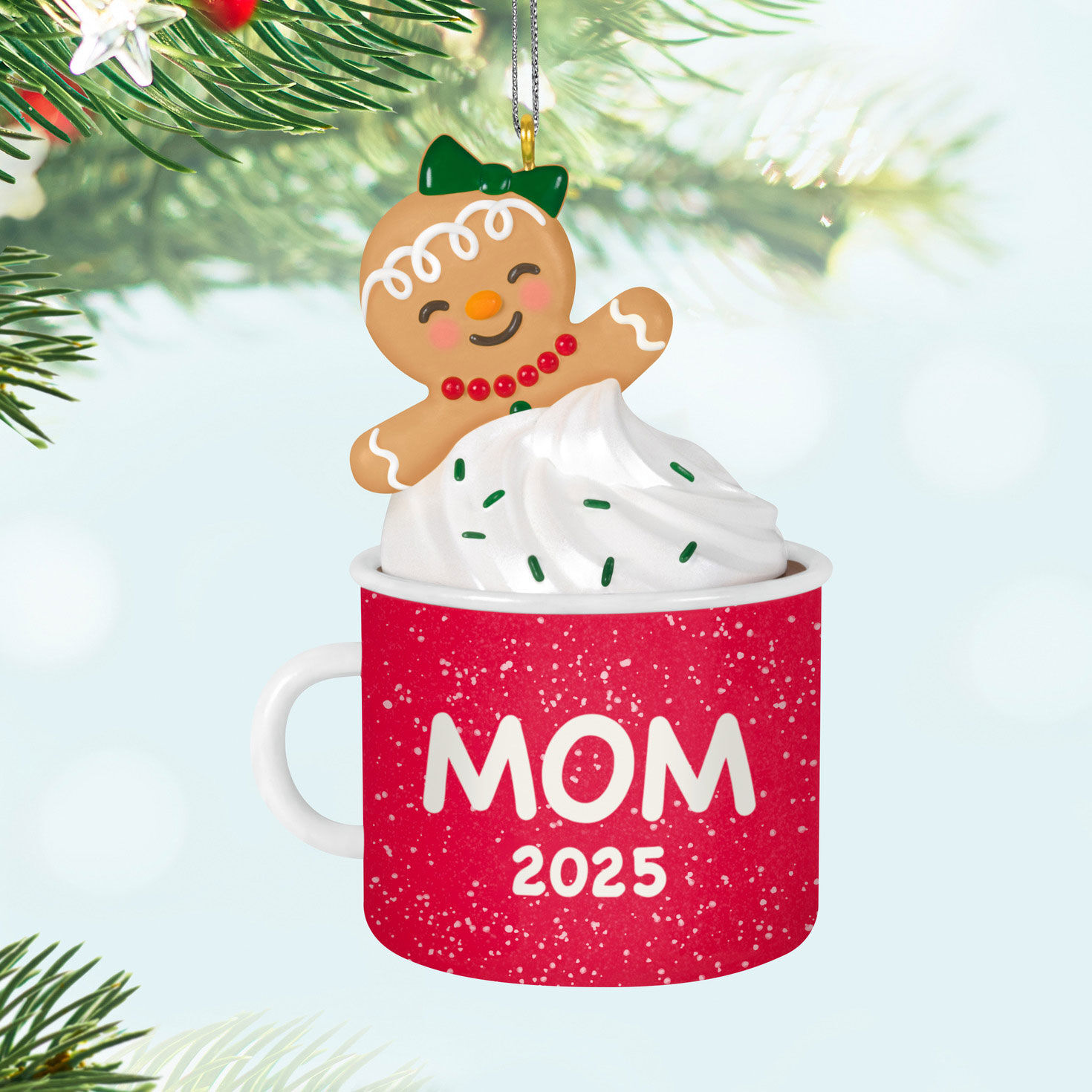 Mom Gingerbread Girl in Mug 2025 Ornament for only USD 18.99 | Hallmark