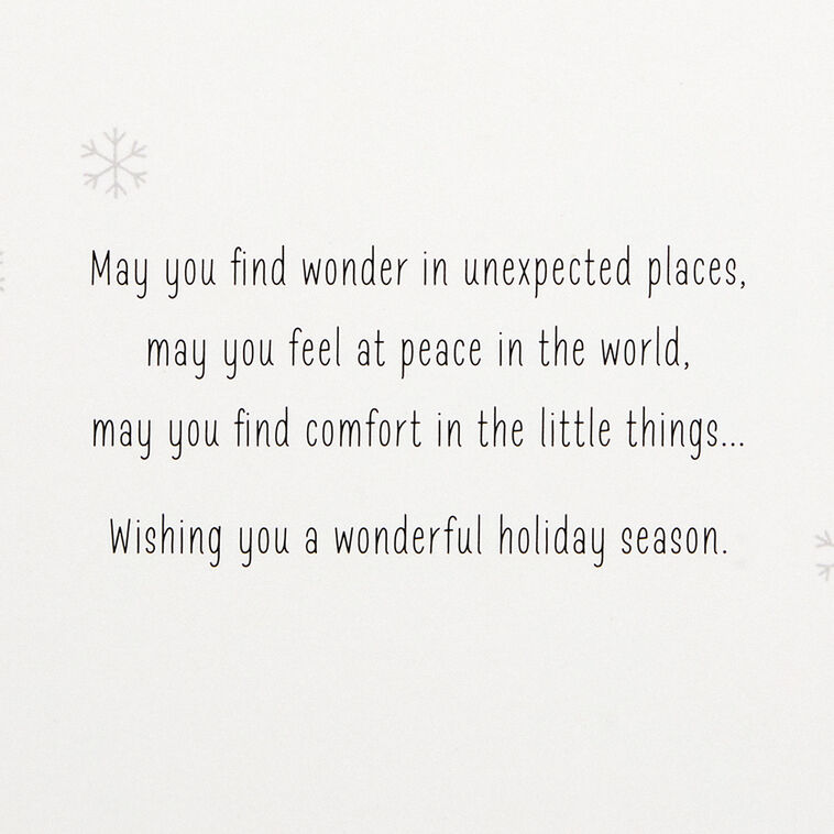 Village Tiles on Blue UNICEF Boxed Christmas Cards Sentiment image number 4