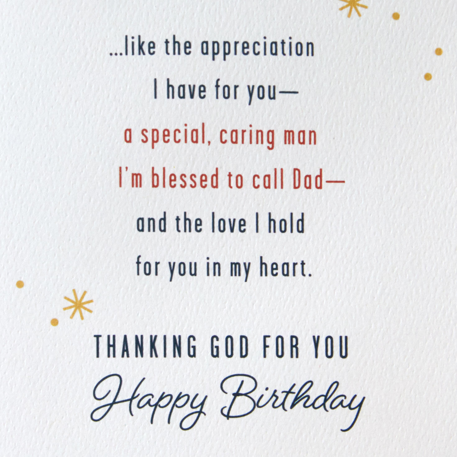 Blessed to Call You Dad Religious Birthday Card, , large image number 2