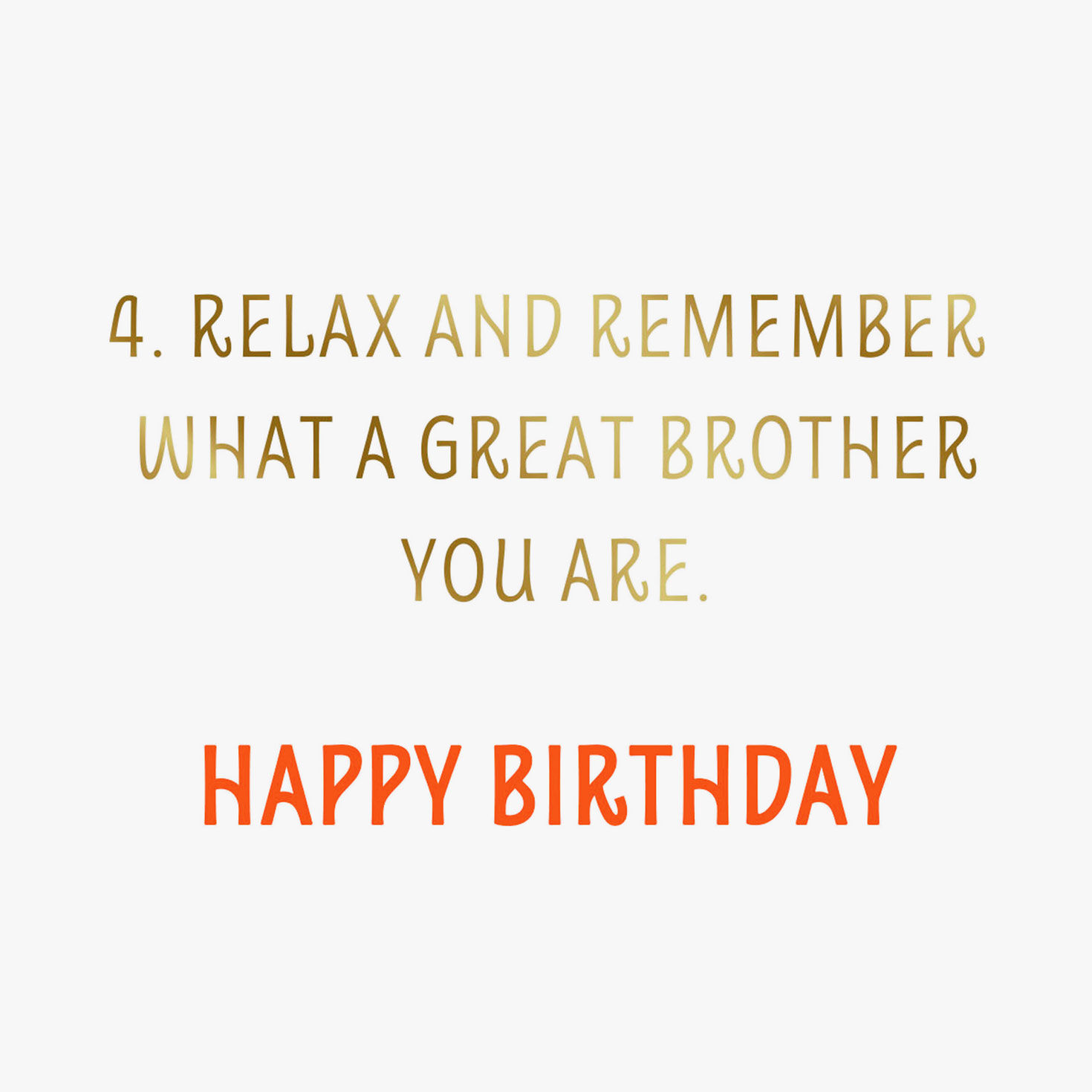 Have Fun and Relax Today Birthday Card for Brother for only USD 2.99 | Hallmark