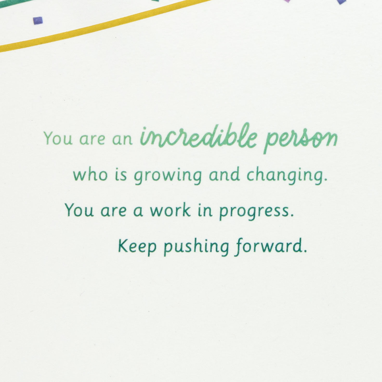 Colorful Lettering Gender Transition Support Card Sentiment image number 2