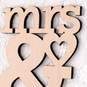 Mrs. & Mrs. Wood and Lace Wedding Card for Two Brides, , large image number 4
