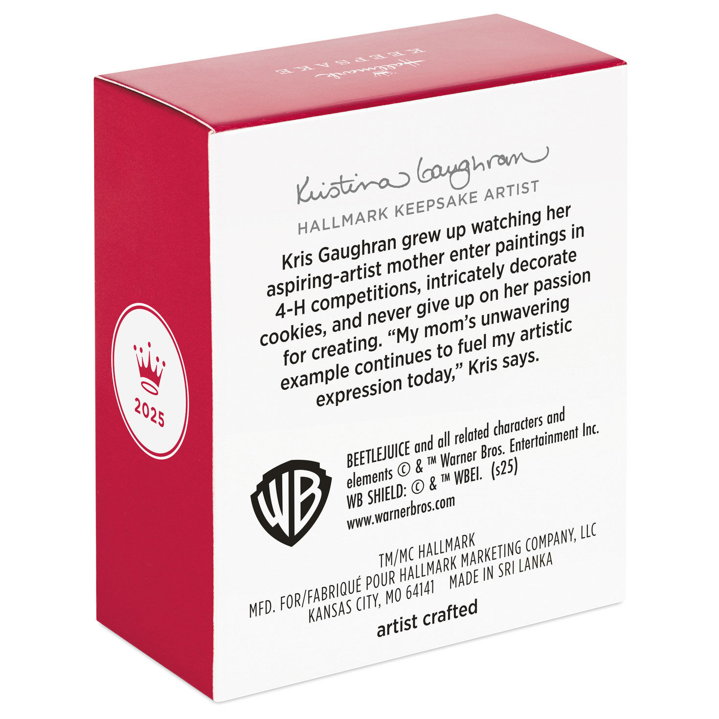 Beetlejuice  Keepsake Ornament package back image number 8