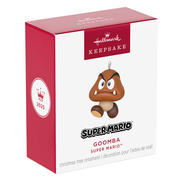 Super Mario Goomba Keepsake Ornament package front image number 7
