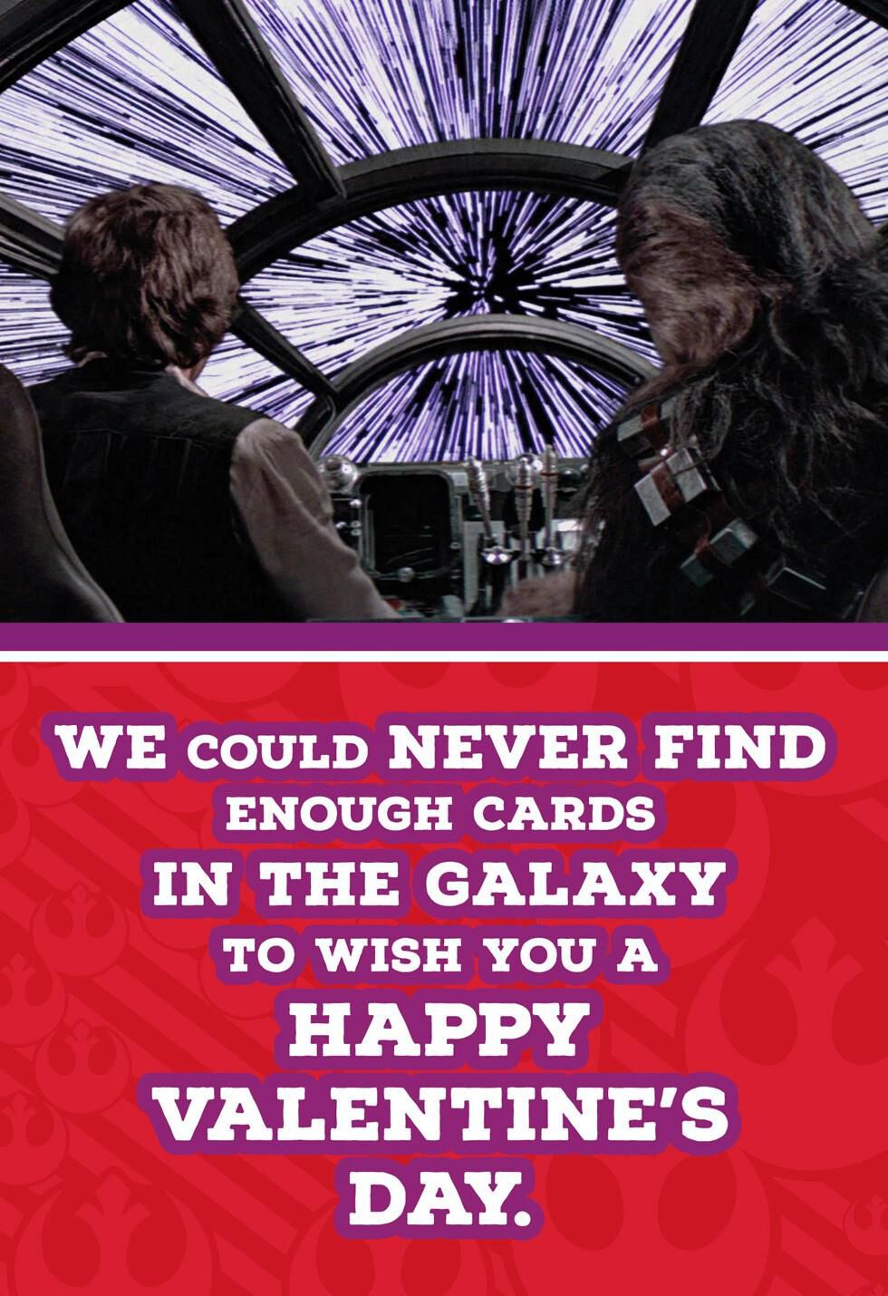 Han Solo™ and Chewbacca™ Valentine's Day Card for Anyone