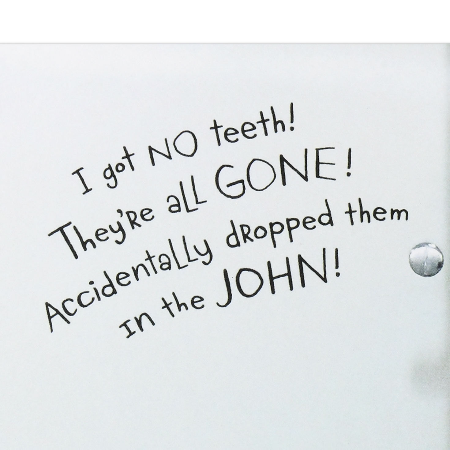 Big Print Graffiti Getting Older Birthday Card Sentiment image number 2