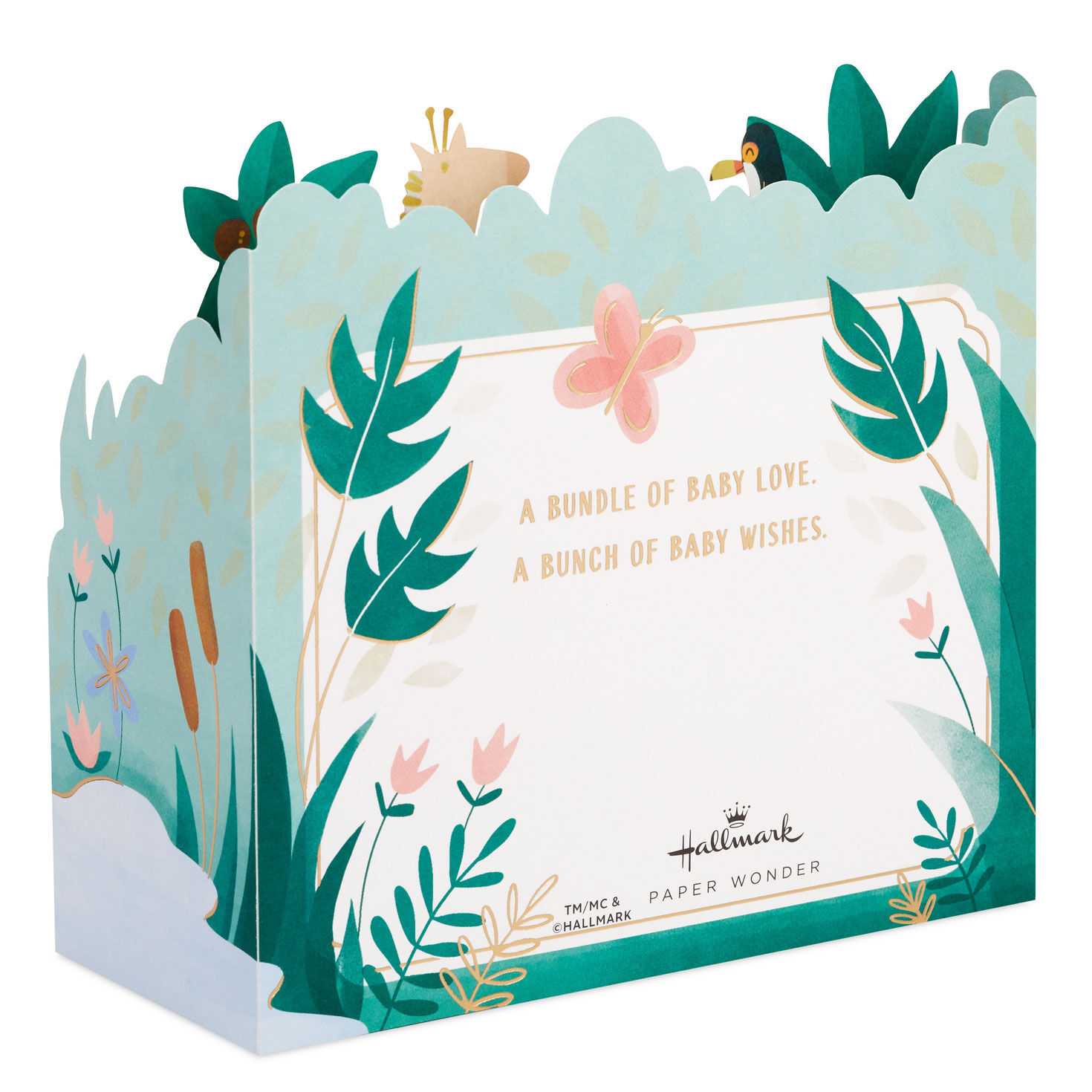 Welcome Baby Jungle Animals 3D Pop-Up New Baby Card for only USD 6.99 | Hallmark