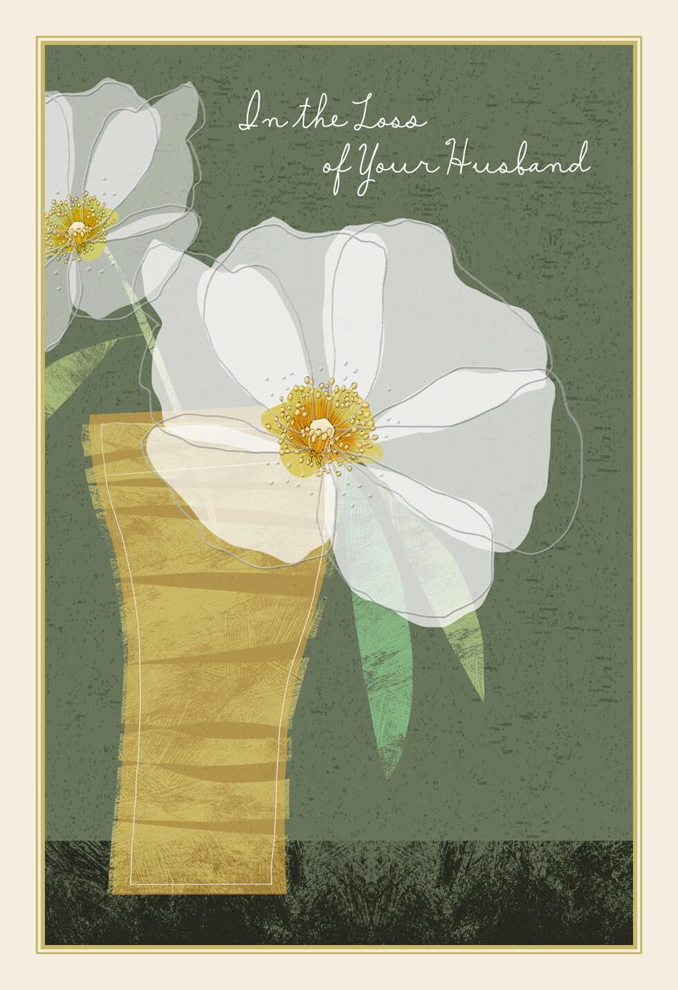 Love and Grace Sympathy Card for Loss of Husband