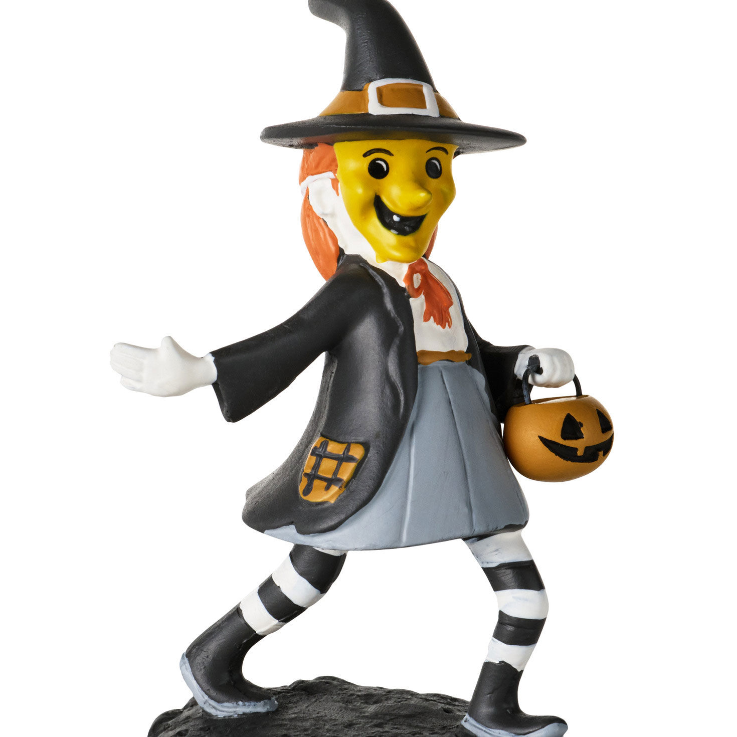 Halloween Village Vampire and Witch Decorations upclose detail image number 4