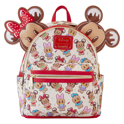 Loungefly Mickey Mouse and Friends Gingerbread Cookie Mini Backpack With Headband, 
