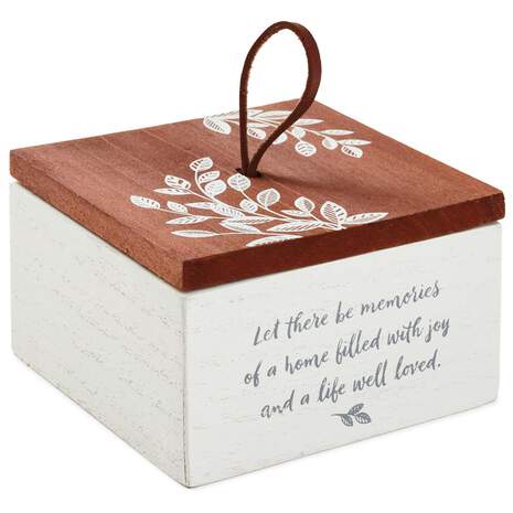Let There Be Memories Wood Trinket Box, , large
