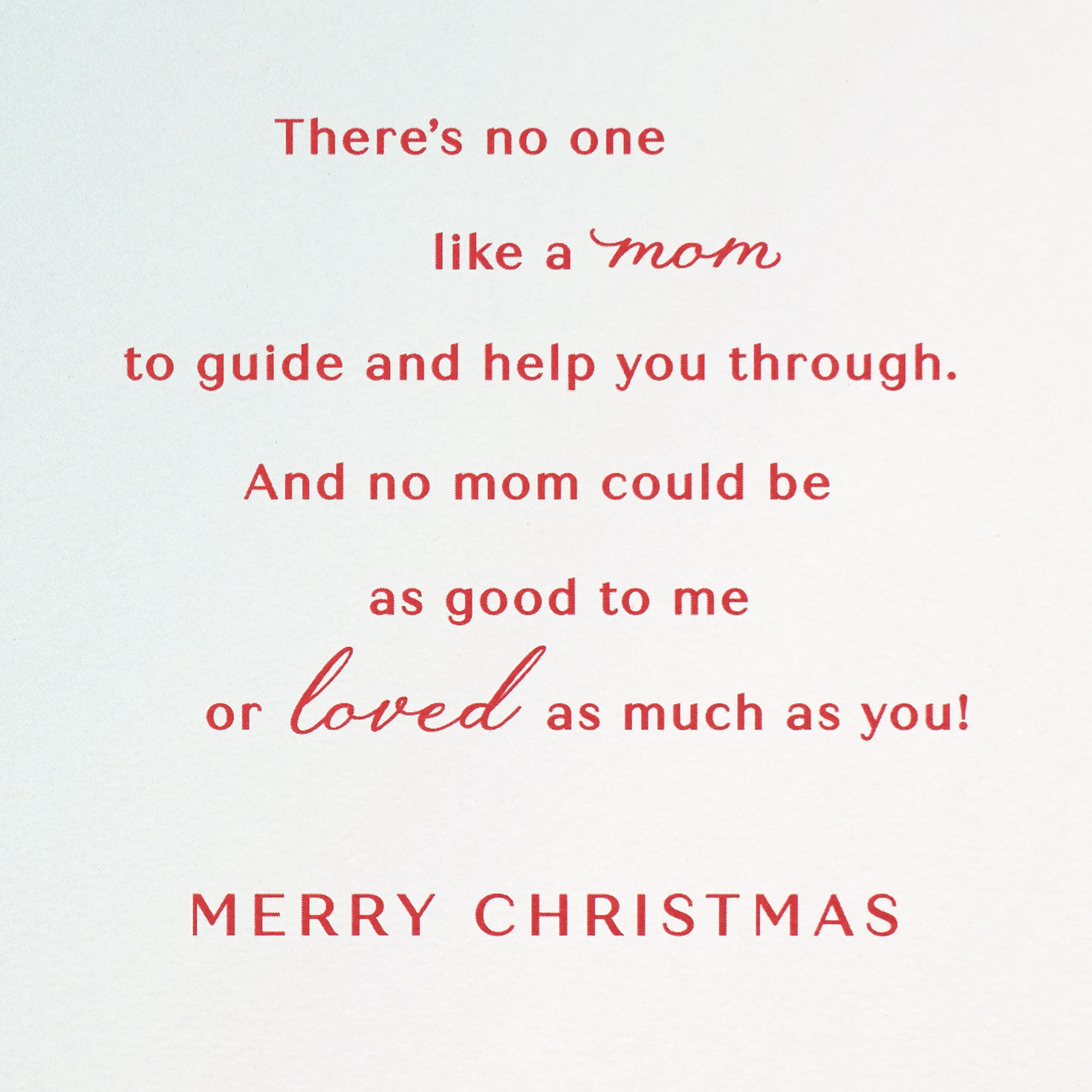 No One Like You Christmas Card for Mom, , large image number 3