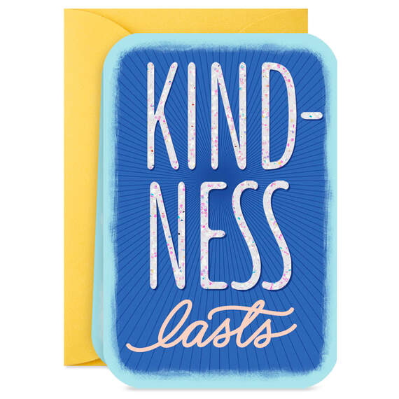 3.25" Mini Kindness Lasts Blank Card, , large image number 2