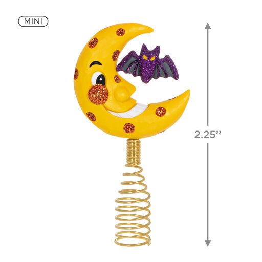 Mini Halloween Tree Topper and Tree Skirt, Set of 2, 