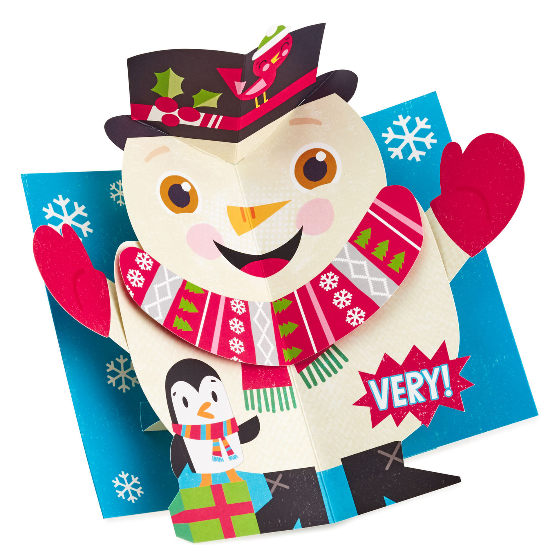 Merry Snowman PopUp Musical Christmas Card Greeting Cards Hallmark