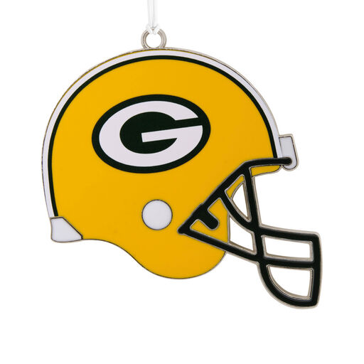 NFL Green Bay Packers Football Helmet Metal Hallmark Ornament, 