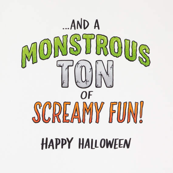 Spooky and Kooky Halloween Card With Light-Up Sticker Badge, , large image number 2