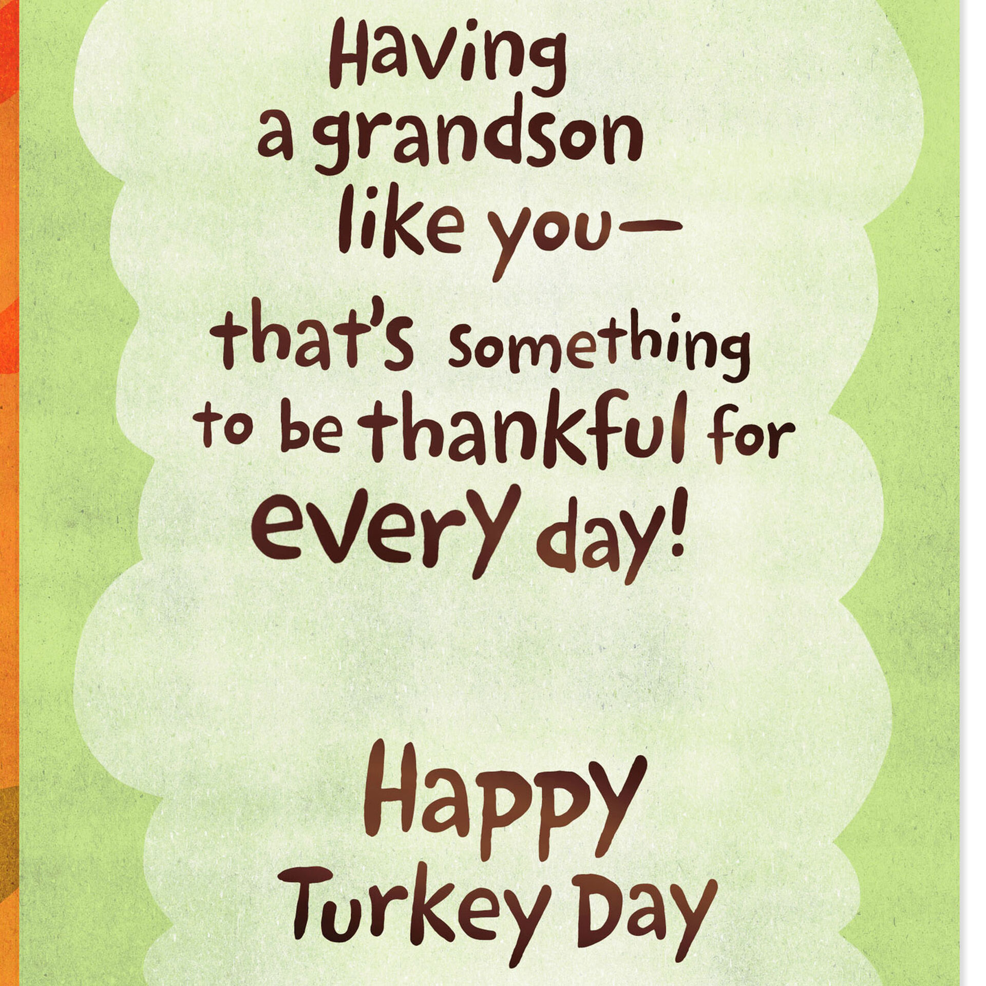 Thankful for You Thanksgiving Card for Grandson - Greeting Cards - Hallmark