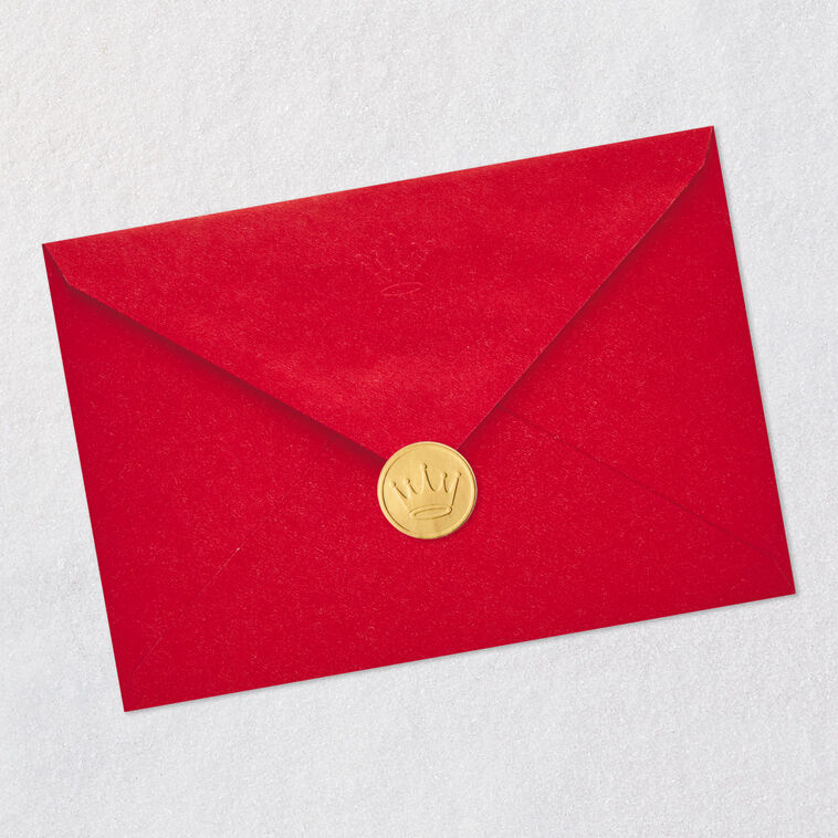 Colorful, Modern Lettering Christmas Card with Glitter Envelope Back with Seal image number 8