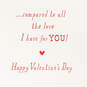 Jumbo Love You Puppy Dog and Hearts Valentine's Day Card, , large image number 2