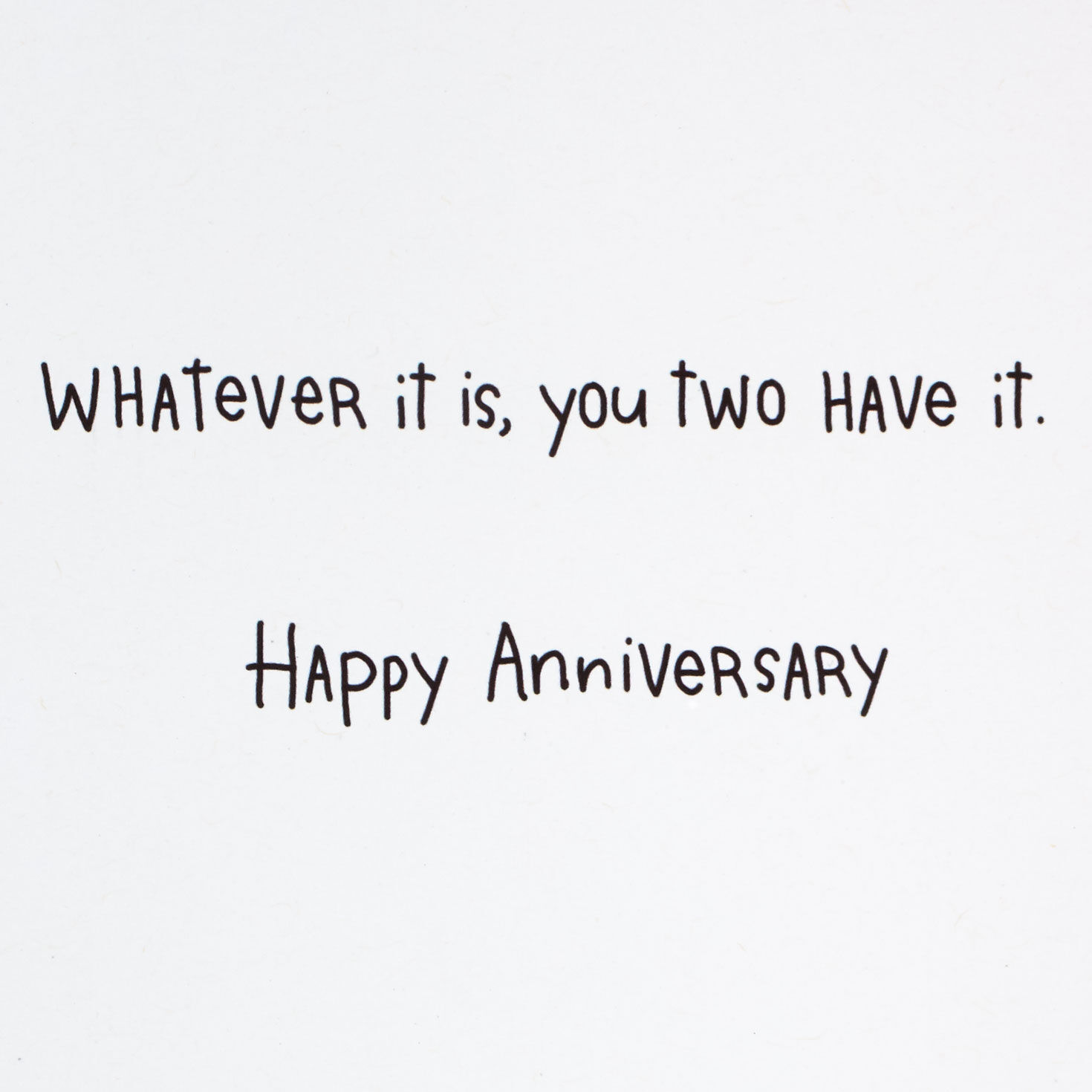Fan in the Bathroom Funny Couple Anniversary Card Sentiment image number 2