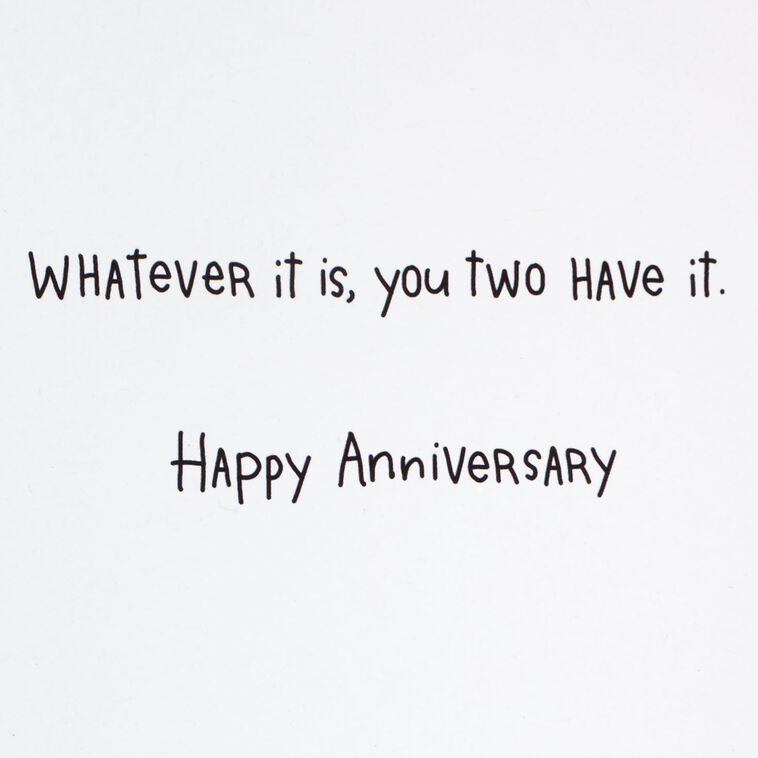Fan in the Bathroom Funny Couple Anniversary Card Sentiment image number 2