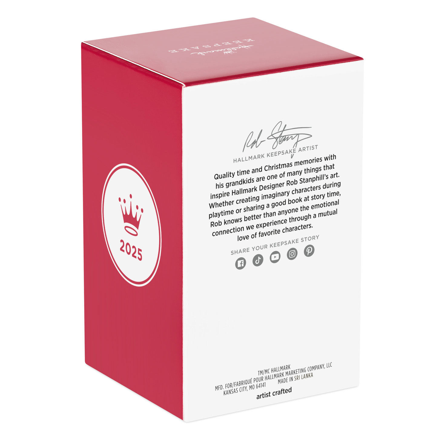 Hasbro Furby in Santa Hat Keepsake Ornament Package back image number 8