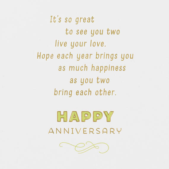 One-of-a-Kind Anniversary Card for Brother and Spouse, , large image number 2