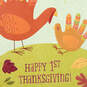 Customizable Baby's First Thanksgiving Card With Relative Stickers, , large image number 6