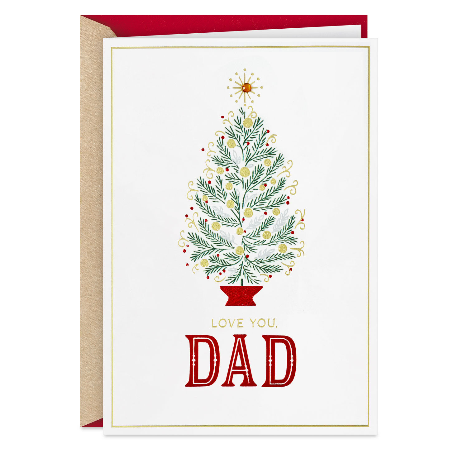 You're So Loved Christmas Card for Dad