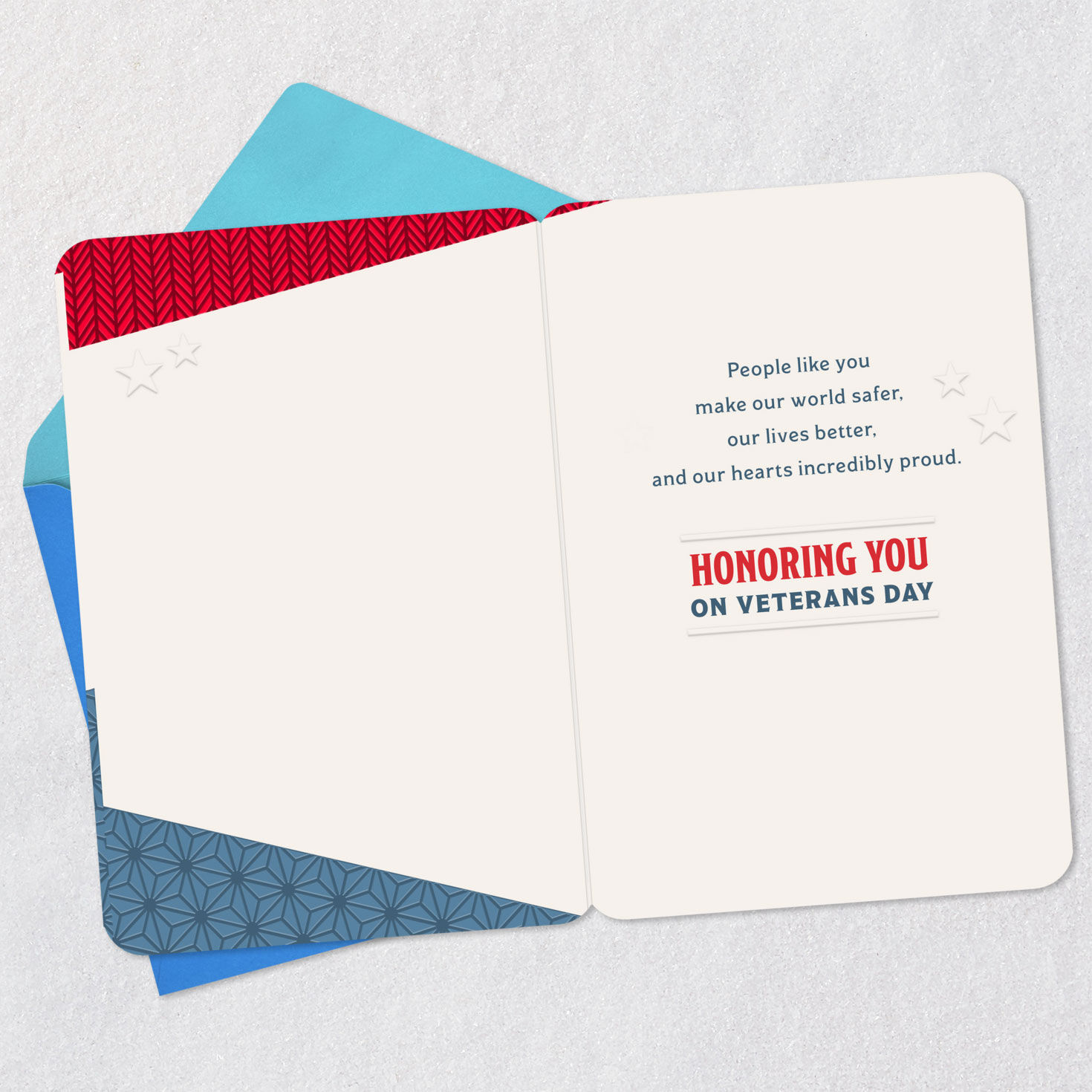 You Make Our World Better Veterans Day Card for only USD 3.59 | Hallmark