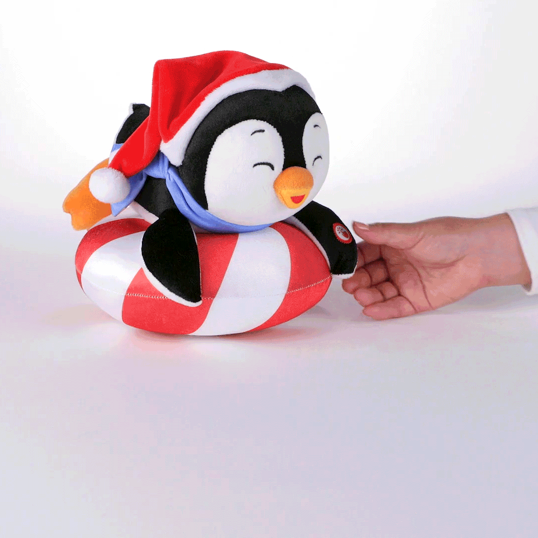 Playful Penguins Sledding All the Way Plush With Sound and Motion, 7.5 ...