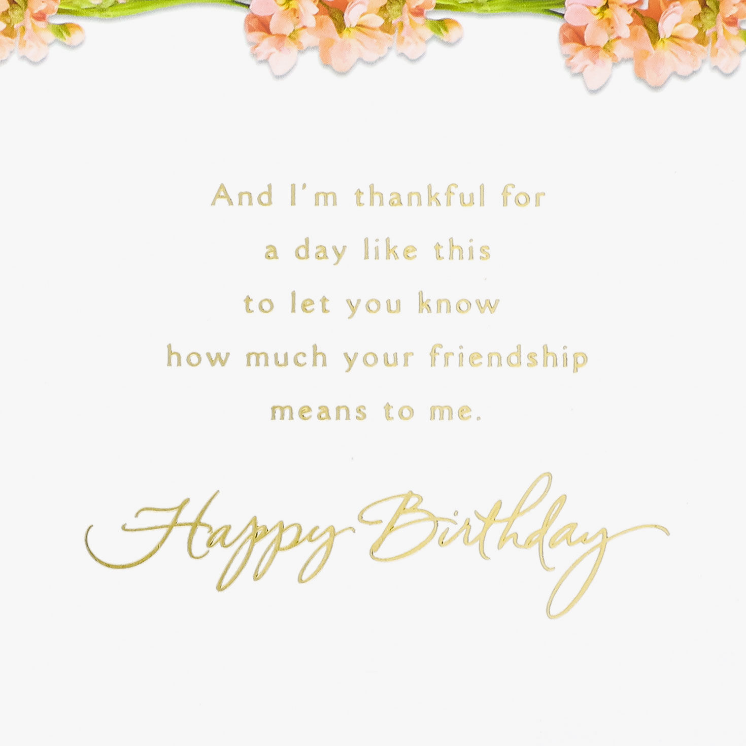 Pink Floral Birthday Card Sentiment image number 3