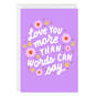 More Than Words Folded Love Photo Card for Her, , large image number 1