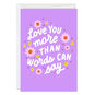 More Than Words Custom Love Card for Her, , large image number 1