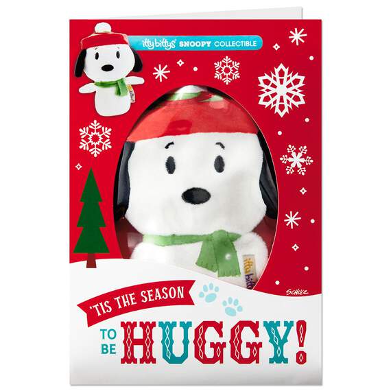 itty bittys® Peanuts® Snoopy Christmas Card With Stuffed Animal, , large image number 2