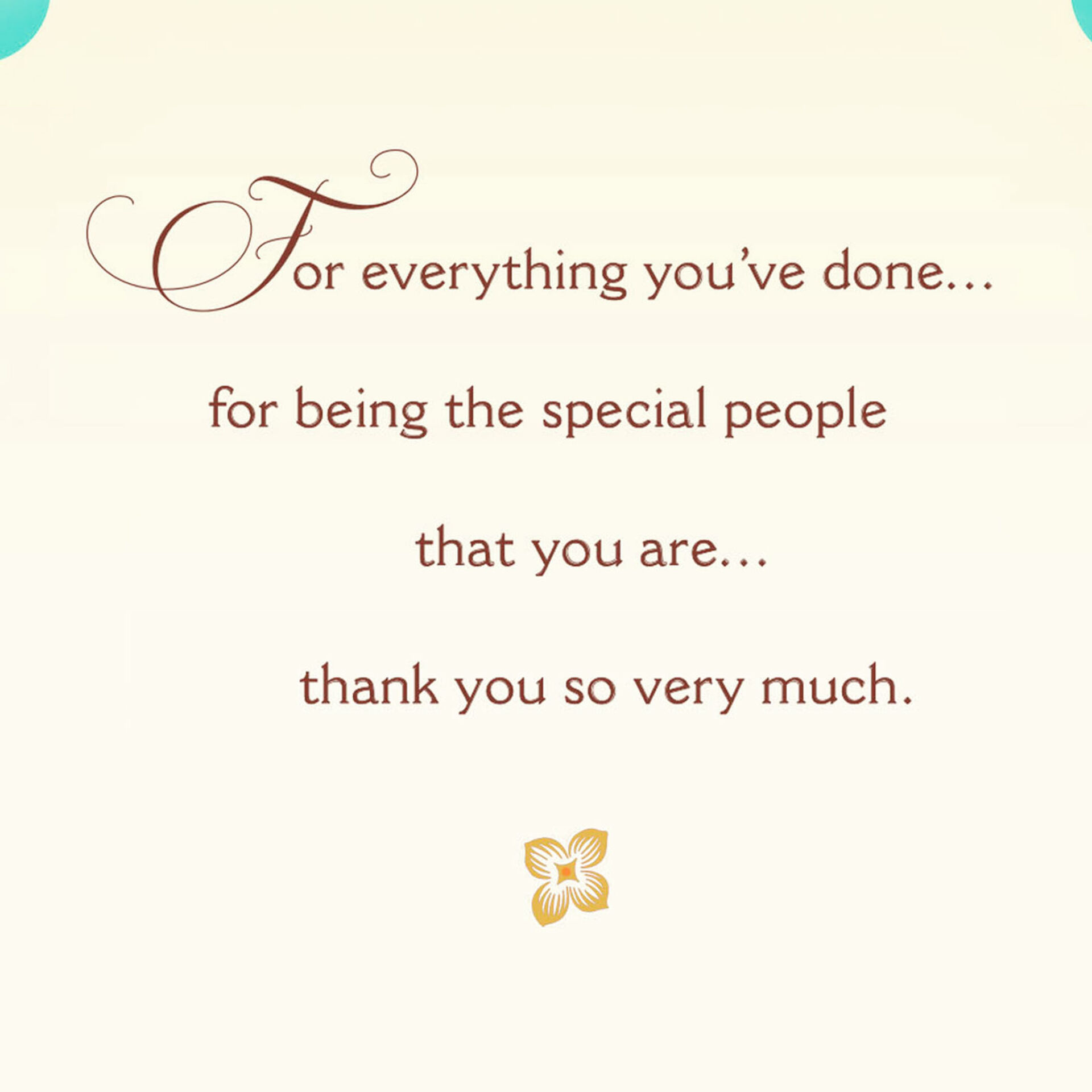 Kind Considerate And Thoughtful Thank You Card To All Greeting Cards Hallmark